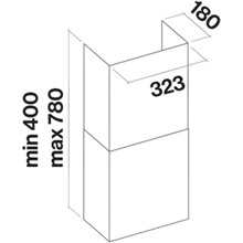 Вытяжка FALMEC COVER 85 Terracotta Glass 600 (CCFN85.E0P2#ZZZ9460F)