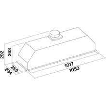 Вытяжка FALMEC GRUPPO INCASSO PLUS 105 White (CGIW05.E26P2#EUB490F)