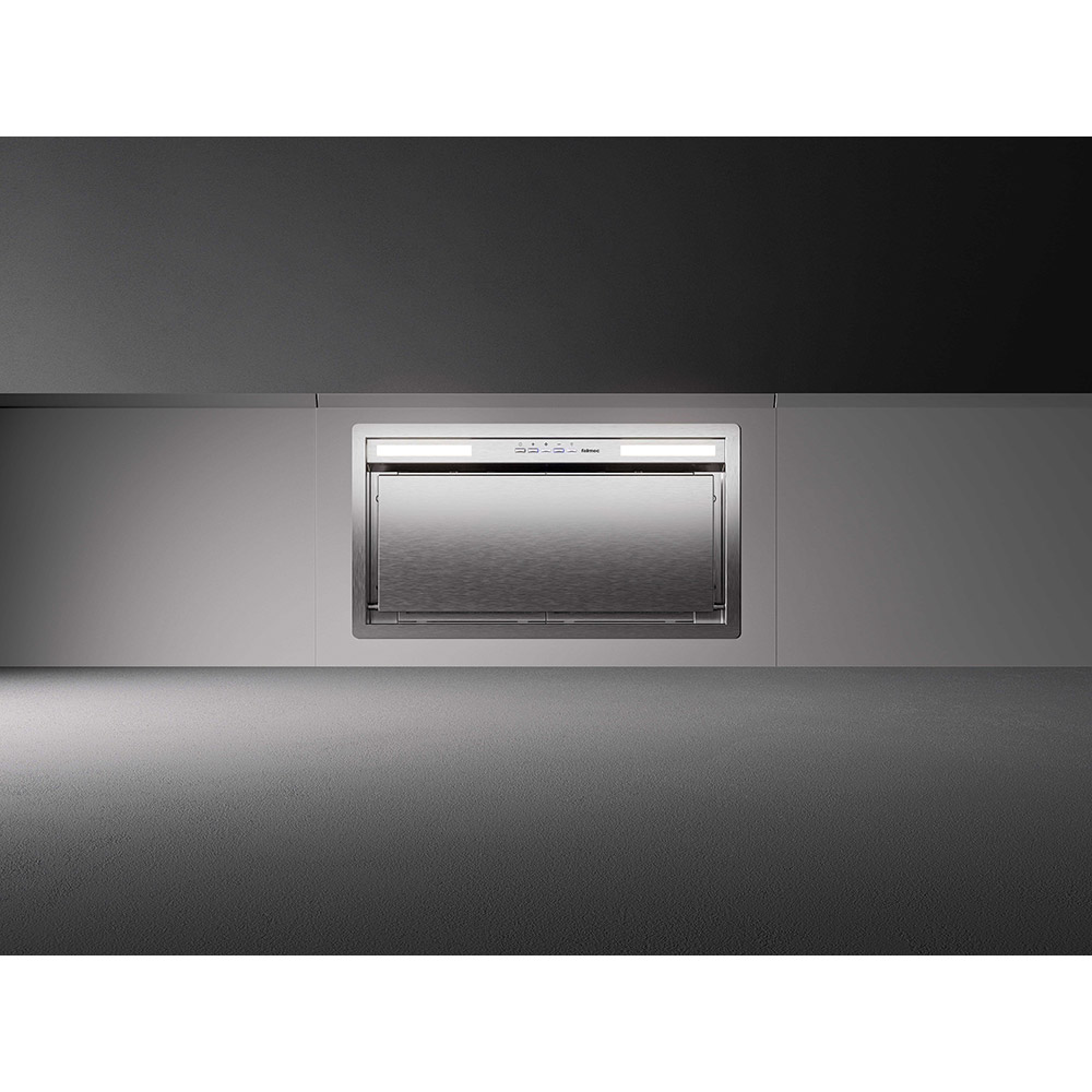 Вытяжка FALMEC GRUPPO INCASSO PLUS 50 Inox (CGIW50.E26P2#EUI490F) Дополнительно Периметральное всасывание. Динамическое освещение. Диалоговая система с автоматическим режимом.