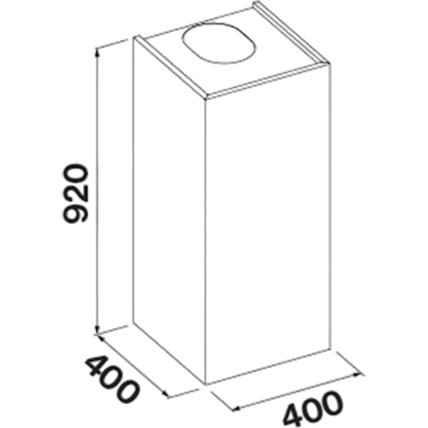 Вытяжка FALMEC MIRA PLUS BLACK 40 800 Тип островная