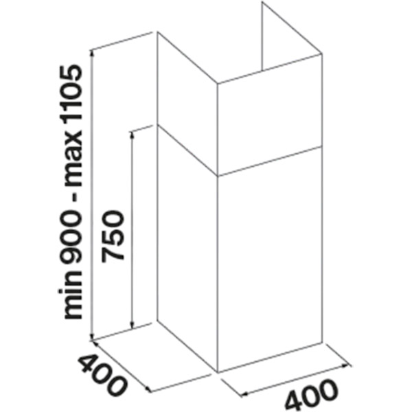 Вытяжка FALMEC MIRA PLUS 40 Тип островная