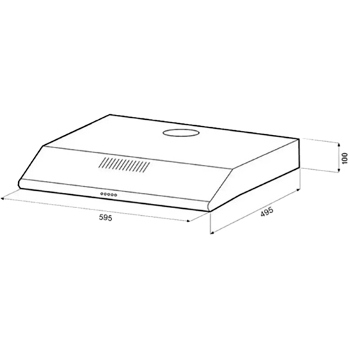 Вытяжка GRUNHELM GVP 251 BR Мощность мотора 80