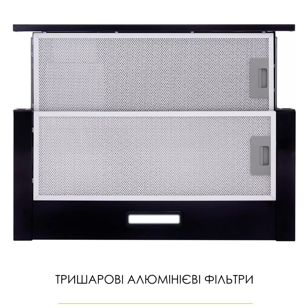 Вытяжка WEILOR WT 62 BL Black (410216) Диаметр воздуховода 150