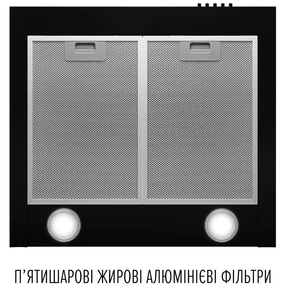 Витяжка PERFELLI COSTA 5HM NERO (350211) Тип купольна