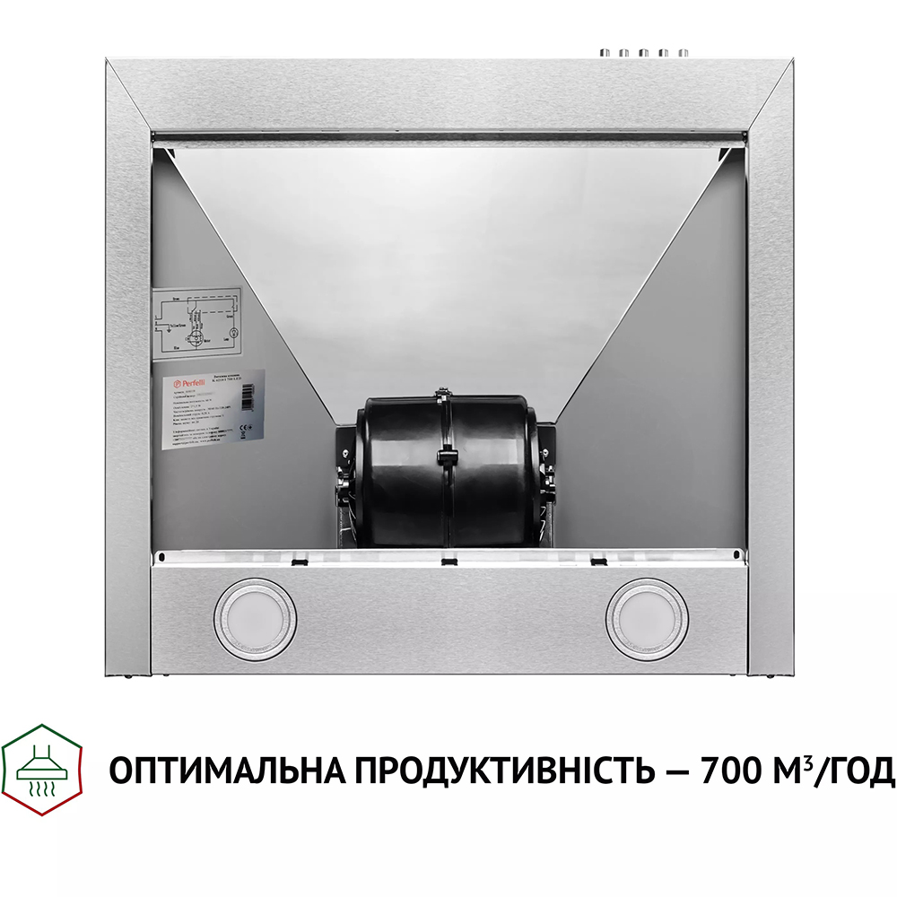 Внешний вид Вытяжка PERFELLI K 5210 I 700 LED Stainless Steel