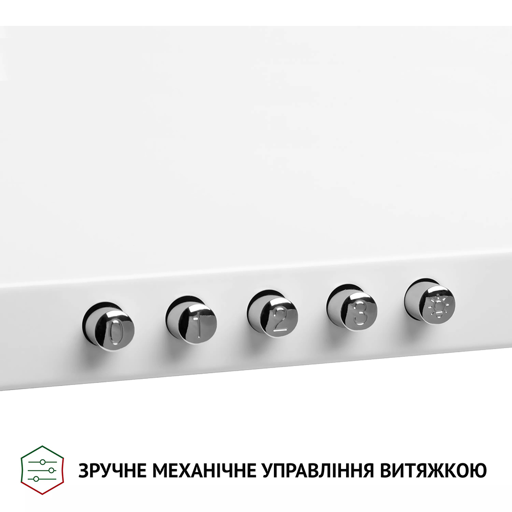 Вытяжка PERFELLI K 5210 WH 700 LED White Диаметр воздуховода 150
