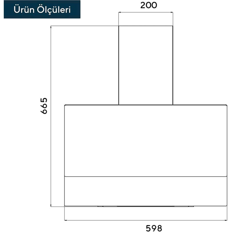 Вытяжка KUMTEL DA6-835 Black Мощность мотора 140