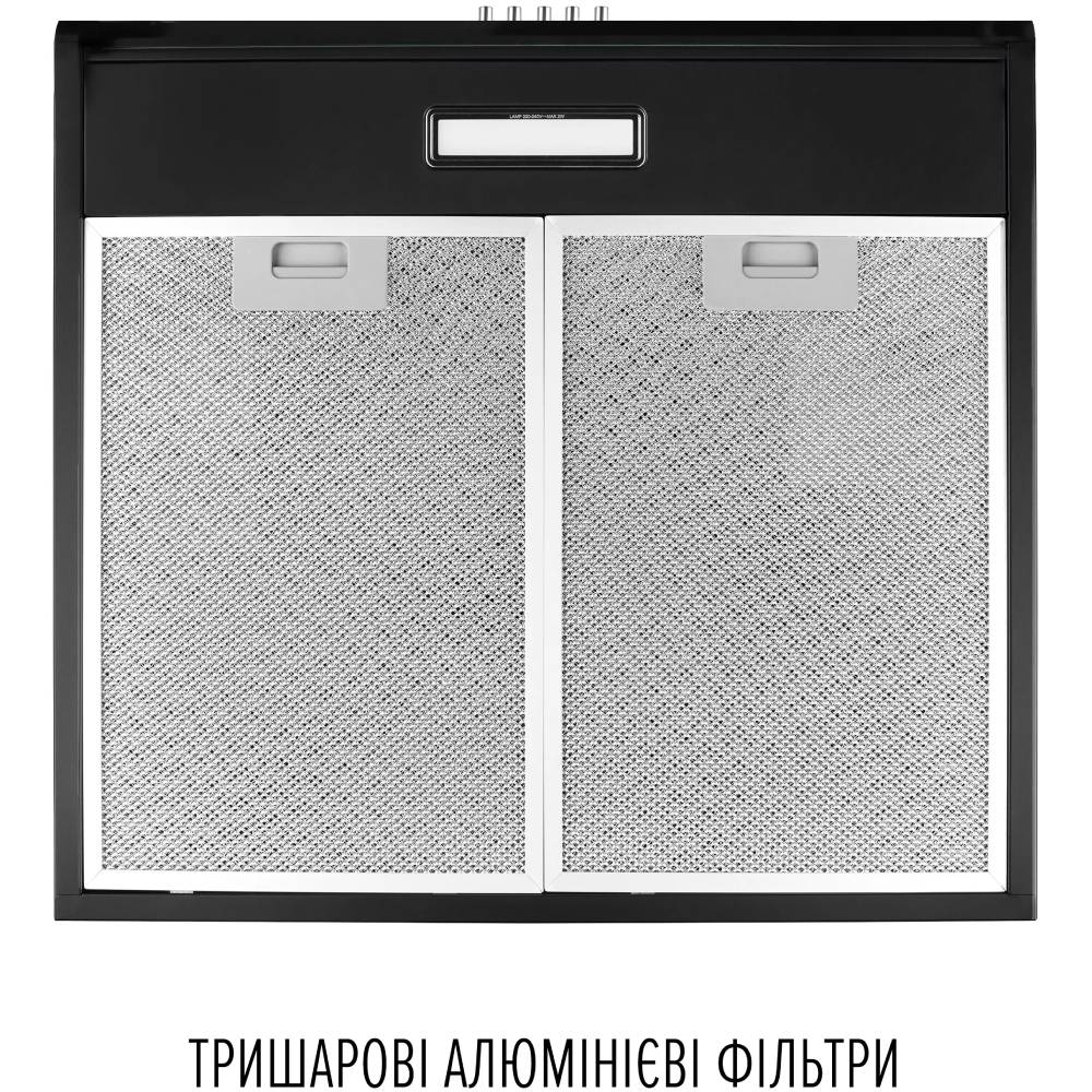 Вытяжка PERFELLI CLIO 6 DM NERO Тип плоская