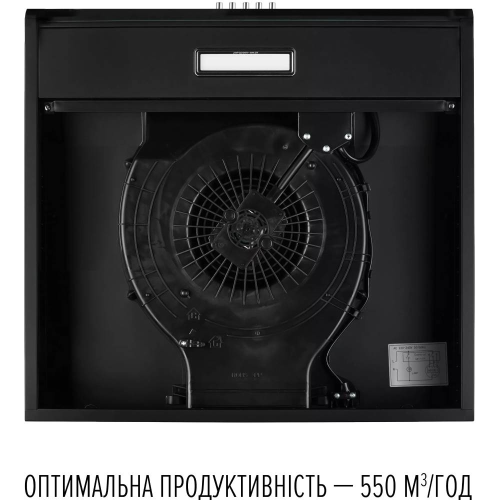 Внешний вид Вытяжка PERFELLI CLIO 6 DM NERO