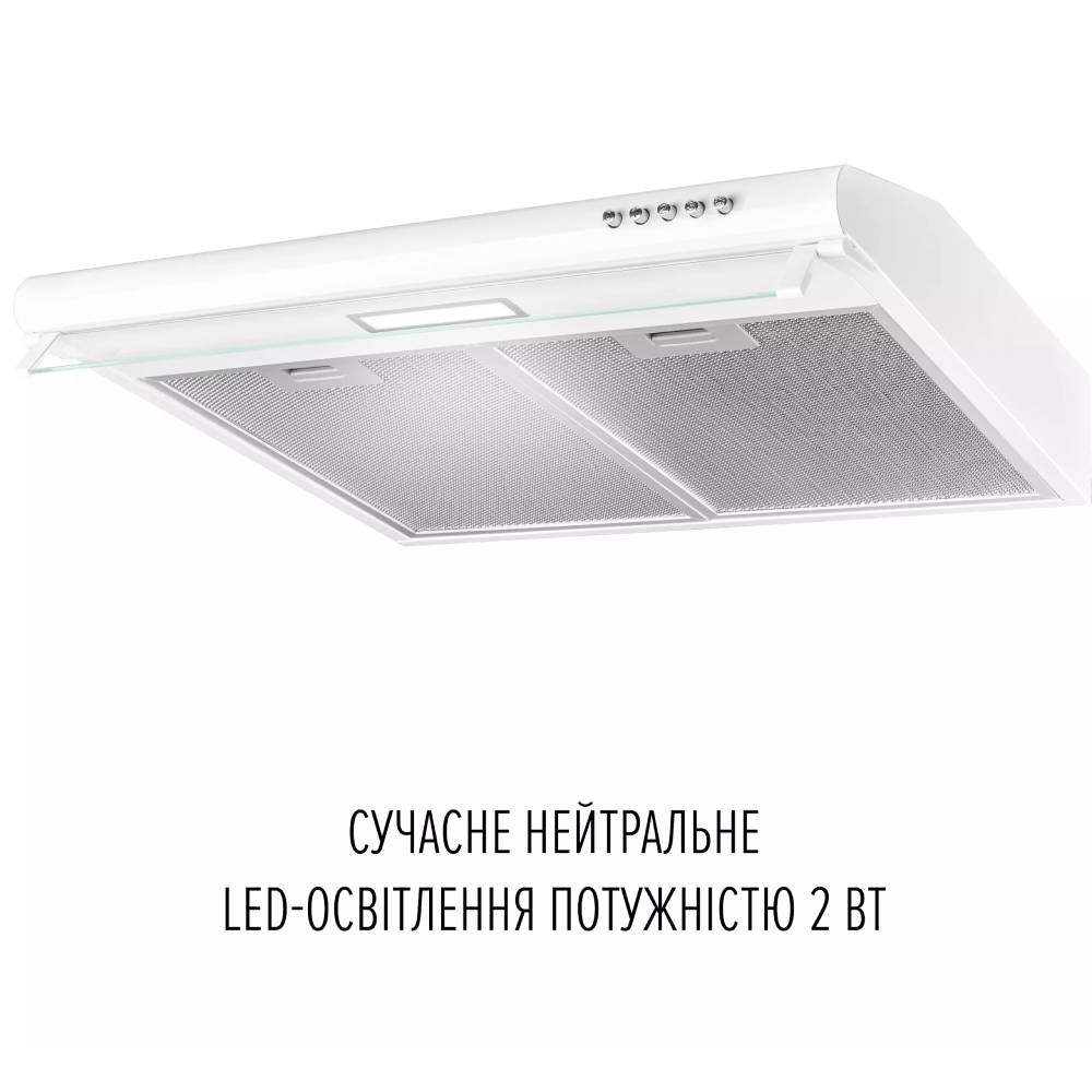 Витяжка PERFELLI PL 6244 W LED Режим роботи відведення