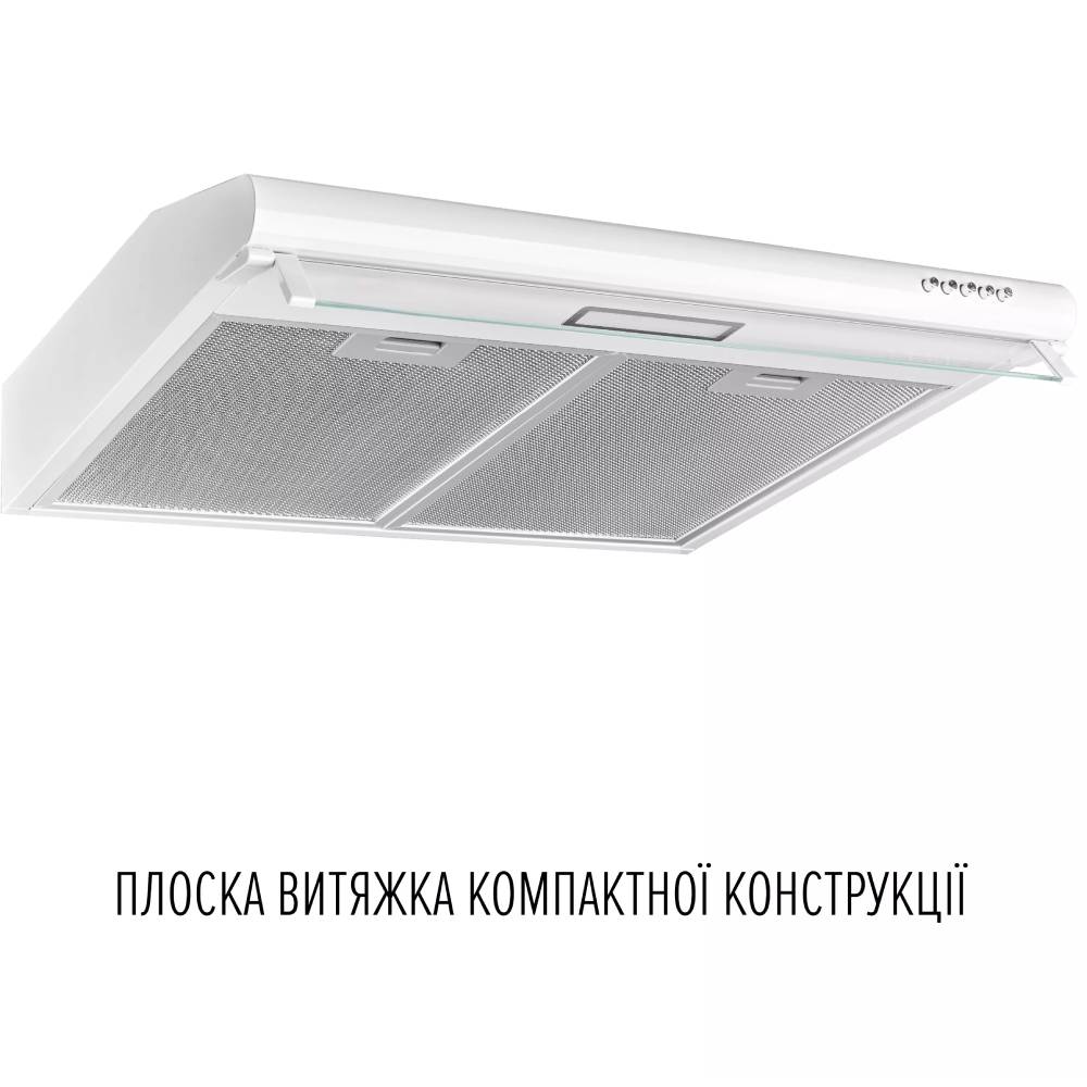 Витяжка PERFELLI PL 6244 W LED Тип плоска