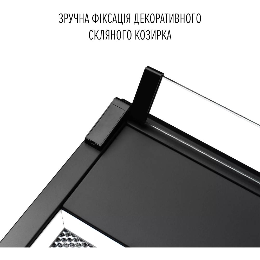 Зовнішній вигляд Витяжка PERFELLI PL 6244 BL LED