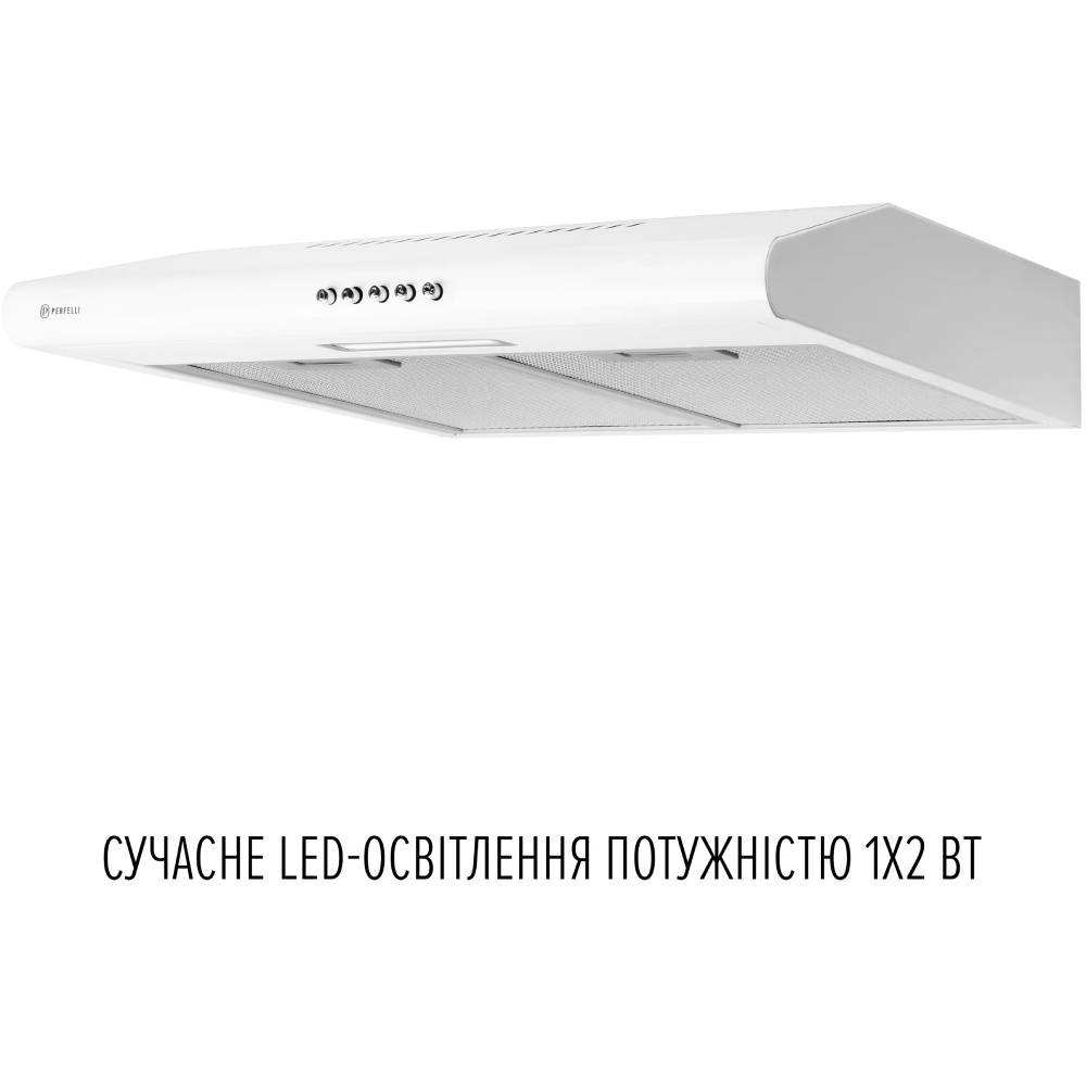 Витяжка PERFELLI CLIO 5 DM BIANCO Тип плоска