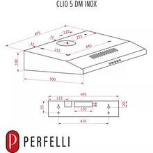 Витяжка PERFELLI CLIO 5 DM NERO