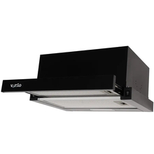Вытяжка VENTOLUX GARDA 45 BK (700) LED 2S