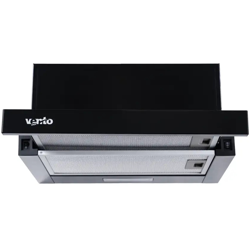 Вытяжка VENTOLUX GARDA 45 BK (700) LED 2S Мощность мотора 65