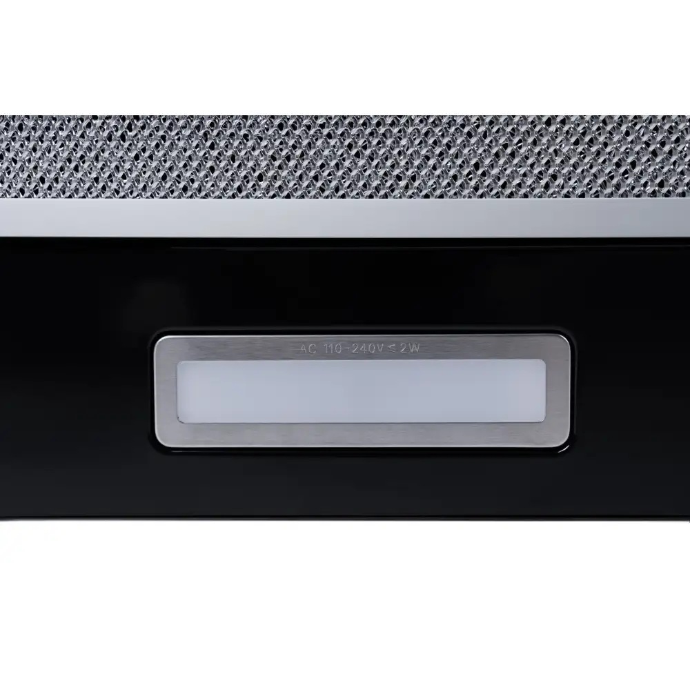 Вытяжка VENTOLUX GARDA 45 BK (700) LED 2S Тип встраиваемая