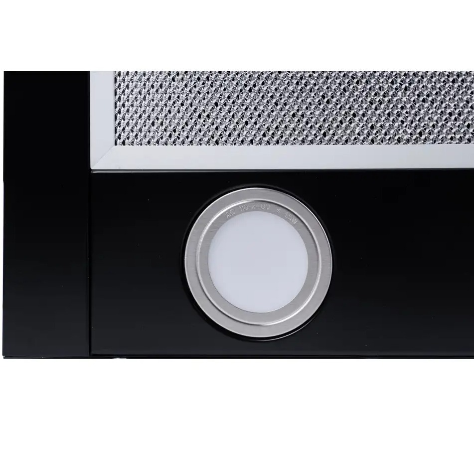 Вытяжка VENTOLUX GARDA 45 BK (700) LED Диаметр воздуховода 150