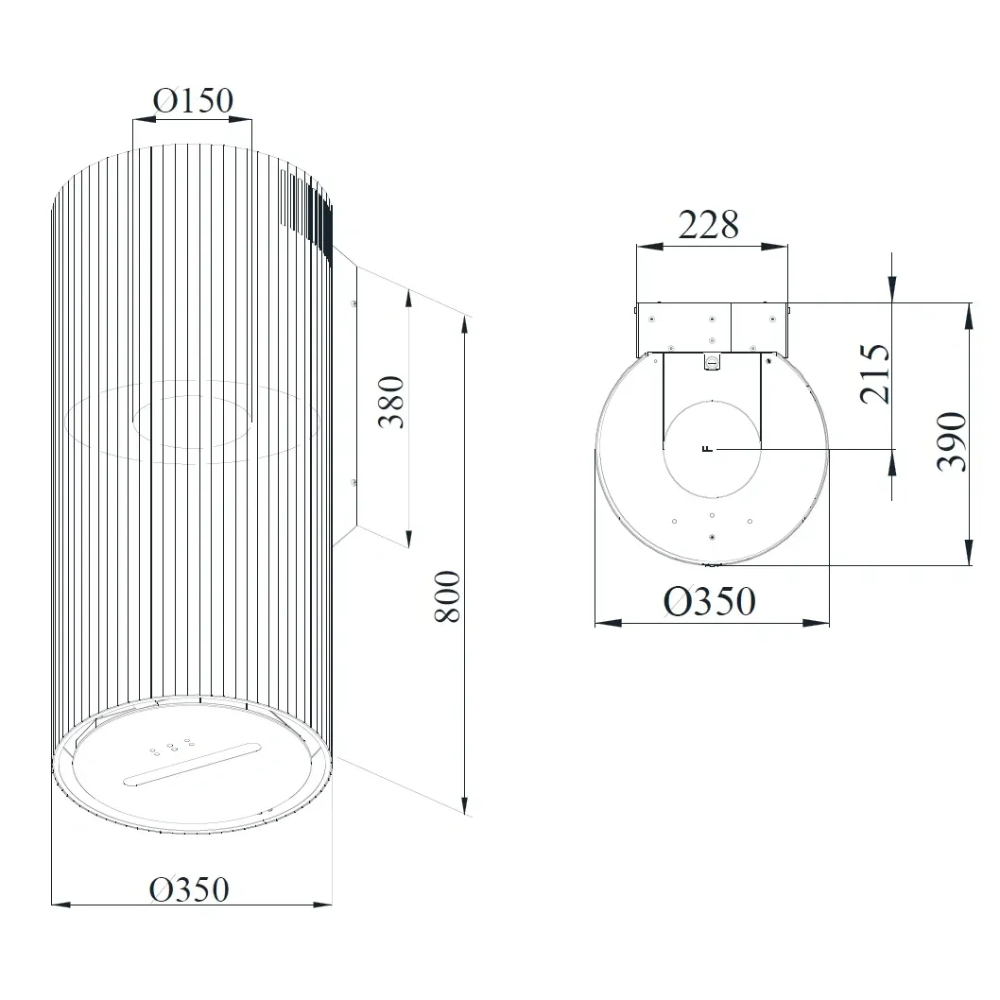 Фото 15 Вытяжка GUNTER & HAUER MARGARETTE 3D WALL BL