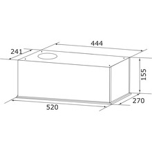 Вытяжка GRANADO Palamos 3603-450 Inox
