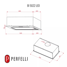 Вытяжка PERFELLI BI 5022 FBL LED (0420152)