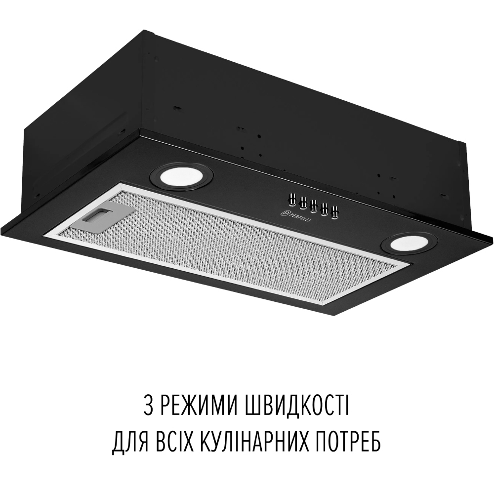 Витяжка PERFELLI BI 5212 BL LED (0420150) Діаметр повітропровода 150