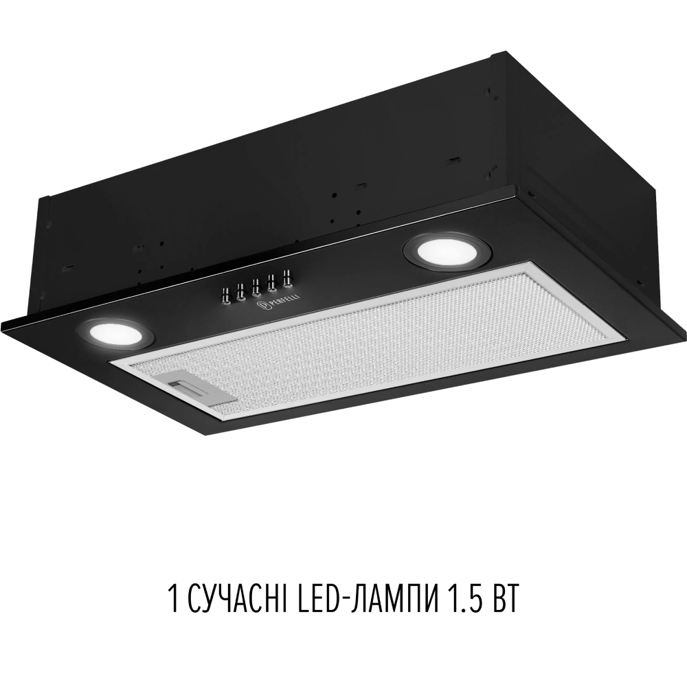 Витяжка PERFELLI BI 5212 BL LED (0420150) Тип вбудована