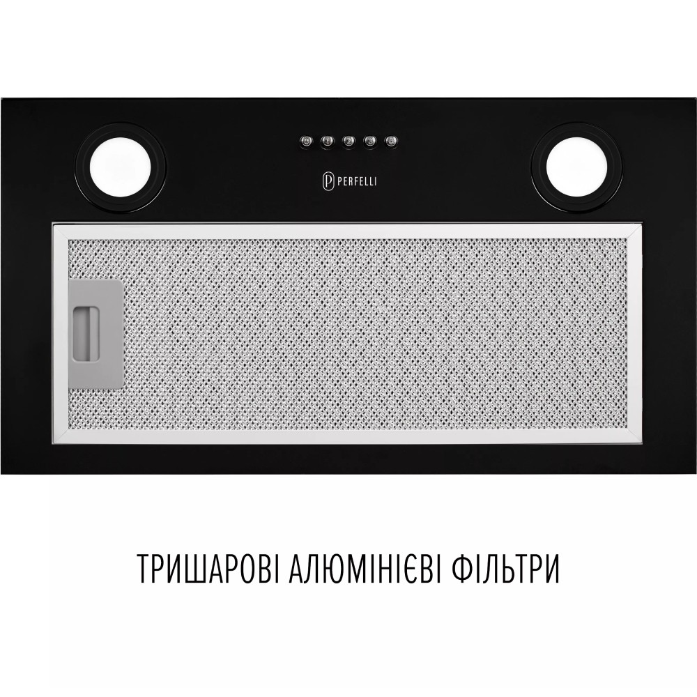 Зовнішній вигляд Витяжка PERFELLI BI 5212 BL LED (0420150)
