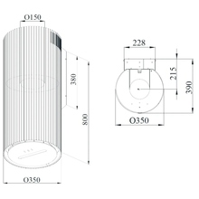 Вытяжка GUNTER & HAUER MARGARETTE 3D WALL SD