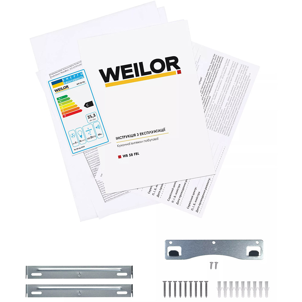 Изображение Вытяжка WEILOR WB 58 FBL