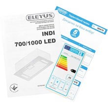 Витяжка ELEYUS INDI 1000 LED 52 BL