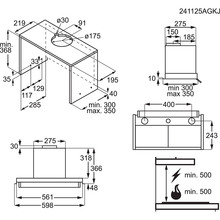 Вытяжка ELECTROLUX LFP516K