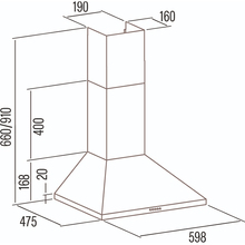Вытяжка CATA VK 6000 X Stainless steel (02061606)