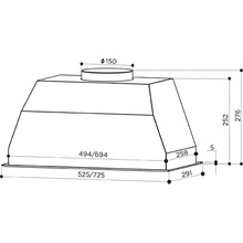 Вытяжка FABER BI 52 SS 2LS (305.0588.062)