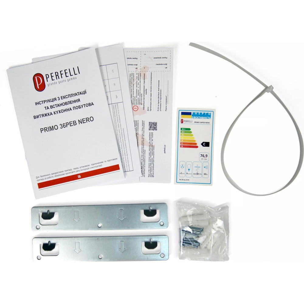Фото 14 Вытяжка PERFELLI PRIMO 36PEB NERO