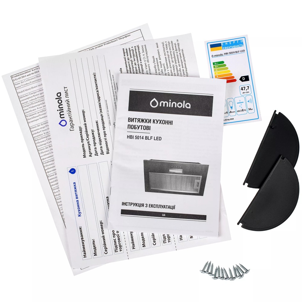 Покупка Вытяжка MINOLA HBI 5014 BLF LED (0420176)