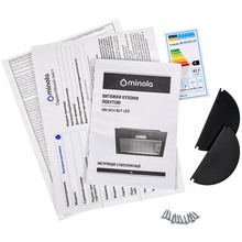 Вытяжка MINOLA HBI 5014 BLF LED (0420176)