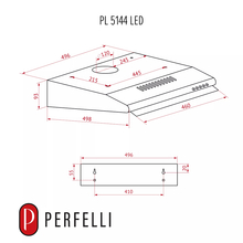 Витяжка PERFELLI PL 5144 BG LED (0400139)