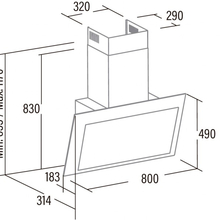 Вытяжка CATA Thalassa 800 xgwh White (02145006)