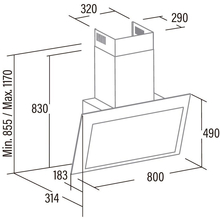 Витяжка CATA Thalassa 800 xggr (02145506)