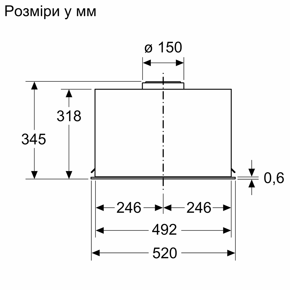 Замовити Витяжка BOSCH DLN56AC60