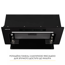 Витяжка WEILOR LUMINA WBG 65 BLACK MATTE