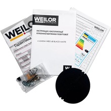 Витяжка WEILOR LUMINA WBG 68 BLACK MATTE