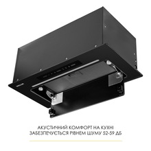 Витяжка WEILOR LUMINA WBG 68 BLACK MATTE