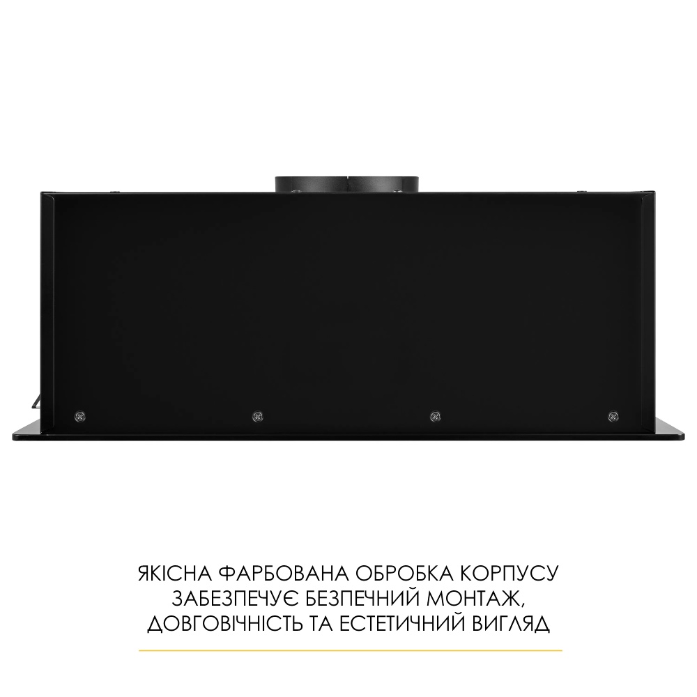 Изображение Вытяжка WEILOR LUMINA WBG 69 BLACK MATTE SILENCE