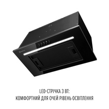 Витяжка PERFELLI LIA 5 NM NERO SILENZIO