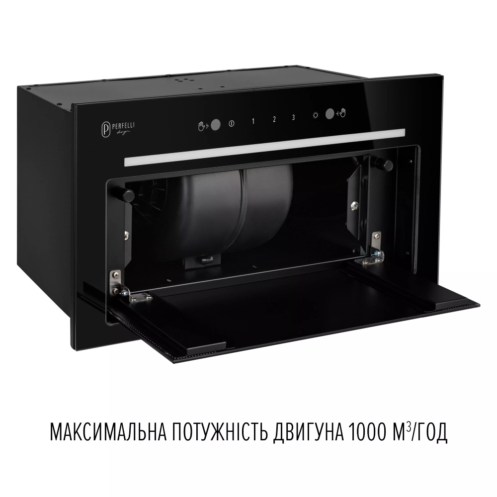 Зображення Витяжка PERFELLI DESIGN FILINI 5 NW NERO SILENZIO