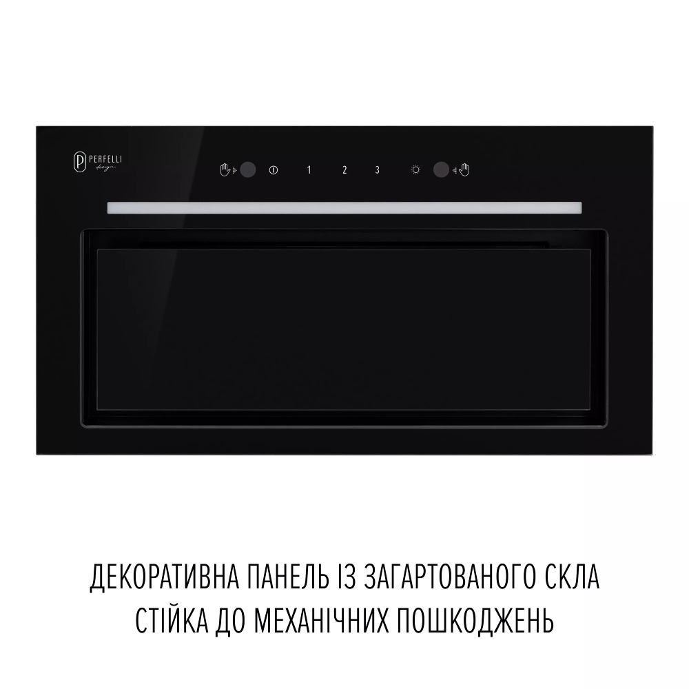 Витяжка PERFELLI DESIGN FILINI 5 NW NERO SILENZIO Діаметр повітропровода 150