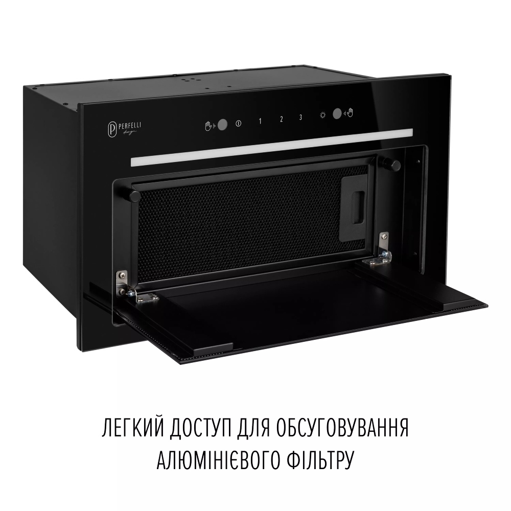Фото Витяжка PERFELLI DESIGN FILINI 5 NW NERO SILENZIO