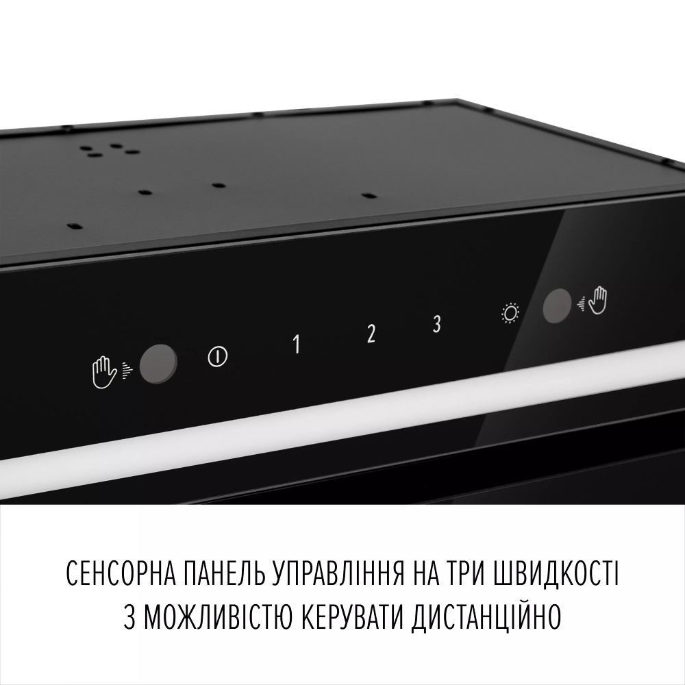 Зовнішній вигляд Витяжка PERFELLI LIANA 5 NW NERO SILENZIO